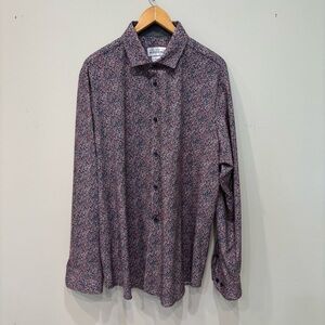 Mizzen + Main Floral Button Down Standard Fit Shirt Men’s Size XL